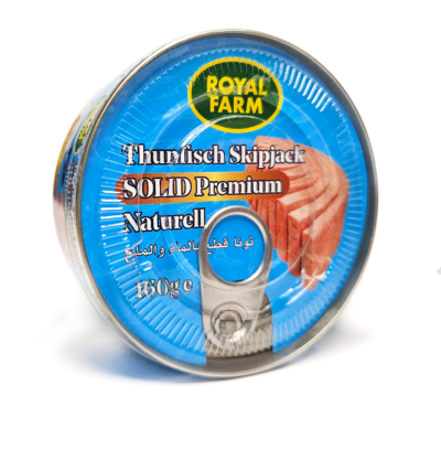 Tuna Fisch Skipjack Naturell in Salzlake 160g