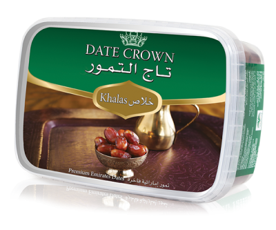 Datteln "Khalas" 750g Date Crown (Plastik Box)