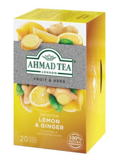 Ahmad Tea Lemon & Ginger Beutel 20x2g (40g)